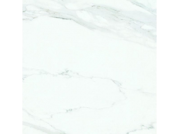 Baldosa de porcelana pulida serie White Marble
