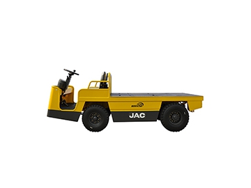 Tractor con plataforma eléctrica