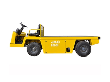 Tractor con plataforma eléctrica