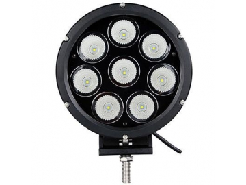 Luz de conducción LED B0104, negro mate