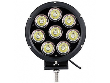 Luz de conducción LED B0104, negro mate