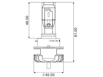 Focos LED para faro H10