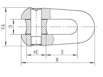 Conector flexible en forma de U