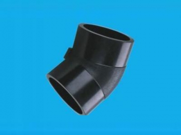 Accesorios de fusión a tope, accesorios para tuberías HDPE para agua