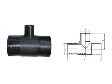 Accesorios de fusión a tope, accesorios para tuberías HDPE para gas