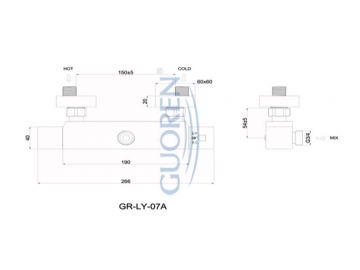 Grifo termostático de ducha – válvula mezcladora termostática – cromado (ducha suspendida de 9 pulgadas y de mano 3 pulgadas)