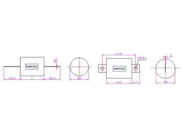 Condensador de polipropileno metalizado para módulos transistores IGBT MKP-IR