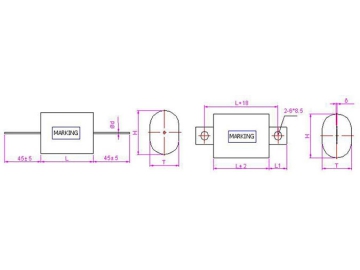 Condensador de polipropileno metalizado para circuitos impresos (PCB) MKP-IE