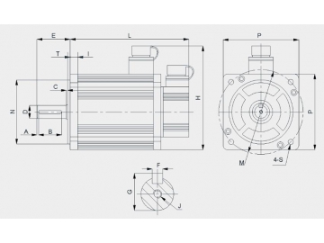 Servomotor de CA serie 130