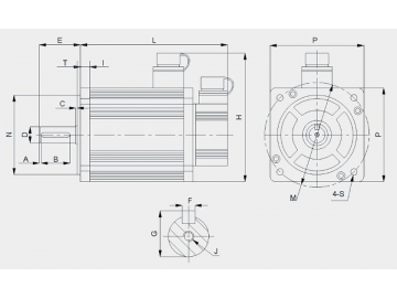 Servomotor de corriente alterna serie 150