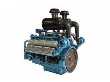 Motor diesel de 12 cilindros 655KW SYG283TAD72