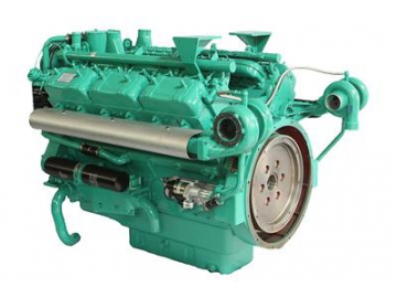 Motor diesel de seis cilindros 308KW