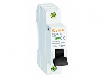 Interruptor en miniatura DAB5-63 MCB 4.5kA