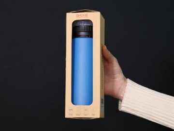 Botella de agua con silicona plegable