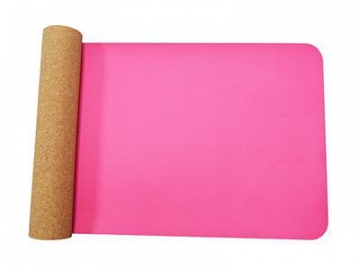 Colchoneta Mat para hacer yoga de corcho