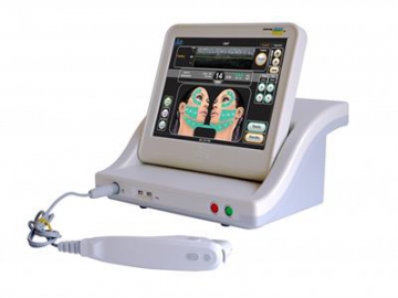 Dispositivo para lifting facial y para estiramiento cutáneo HIFU/ Máquina de ultrasonido de alta