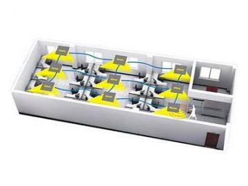 Panel LED inteligente con sensor de movimiento