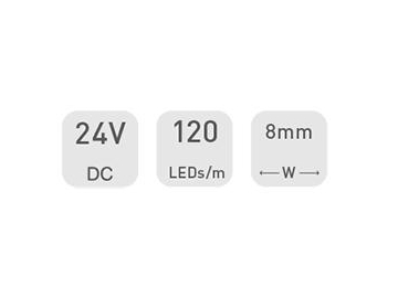 Tira LED para techo  8mm 24V D6120H