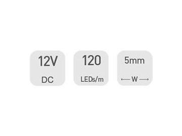 Tira LED decorativa para techo  5mm 12V  D3120