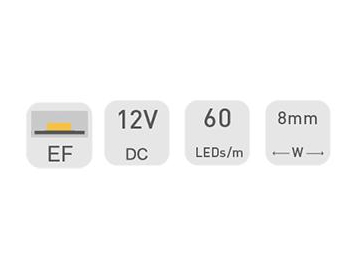 Tira LED para publicidad  8mm 12V D460