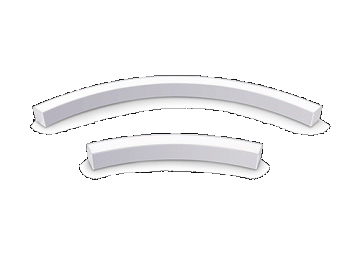 Perfil aluminio para luz LED redonda  AS3535-08A360