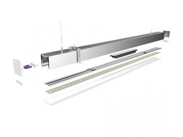 Perfiles de aluminio para luminaria LED lineal  LS3360