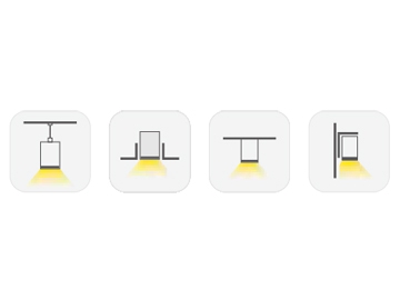 Perfil aluminio para Tira LED lineal  LS5470(F)
