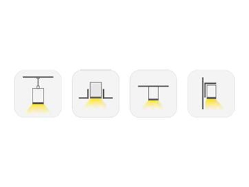 Perfiles de aluminio para luminaria LED lineal  LS4067