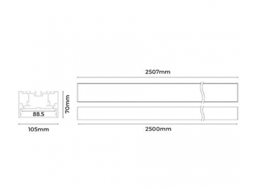 Luminaria LED lineal  LS10570