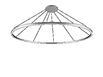 Perfil aluminio para luz LED redonda  AS3535-30A360