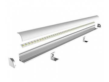 Perfiles de aluminio para aplique de luz LED esquinero  LG1616C