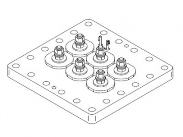 Placa de bornes para aire acondicionado comercial - semihermética