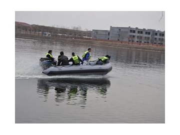 Bote inflable rígido 2.4m-4m de cubierta abierta