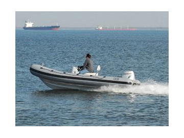 Bote inflable rígido 5.2m de cubierta abierta