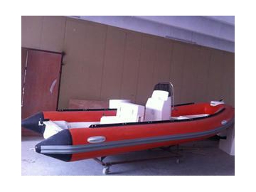 Bote inflable rígido 5.2m de cubierta abierta