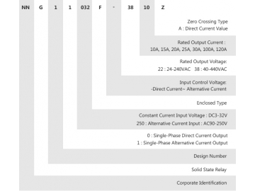 Relé de estado sólido monofásico mejorado NNG1-1/032F-22, 38 DC-AC