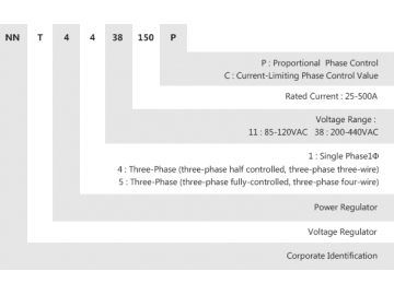 Regulador de voltaje trifásico NNT4-4/38150P