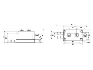 Módulo rectificador 300A-800A MFC MFA MFK MFX