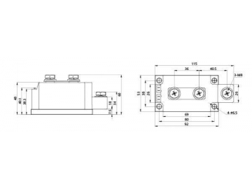 Módulo rectificador 200A-1000A MFC MFA MFK MFX