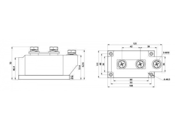 Módulo rectificador 200A-1000A MFC MFA MFK MFX