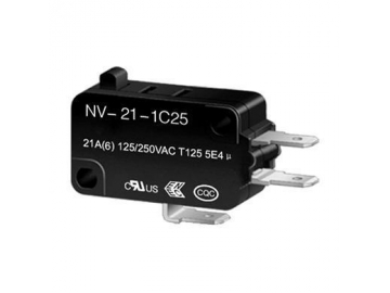 Micro interruptor con pulsador NV-16/21
