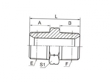 Adaptador de manguera de rosca macho BSPT, 1T-SP