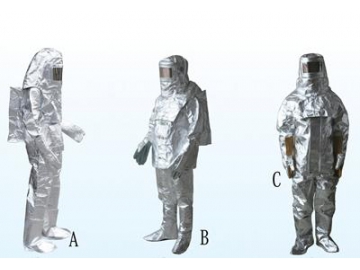 Tejido de fibras cerámicas aluminizado resistente al calor