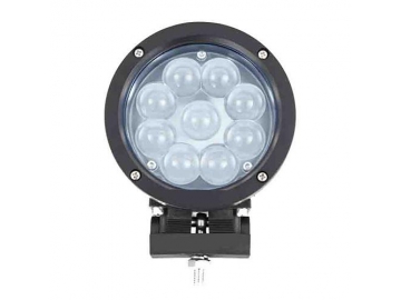 Reflector LED de seguridad con 9 LEDs grandes azules para montacargas