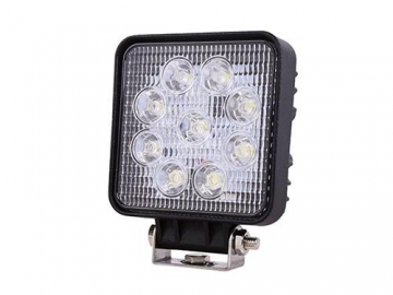 Faro LED cuadrado de 4 pulgadas para montacargas 27W