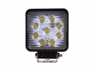 Faro LED cuadrado de 4 pulgadas para montacargas 27W