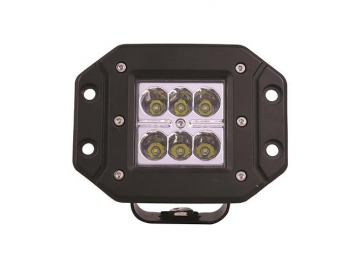 Luz de trabajo LED con montaje empotrado 18W