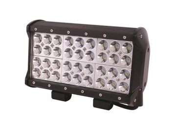 Barra LED recta de cuatro filas