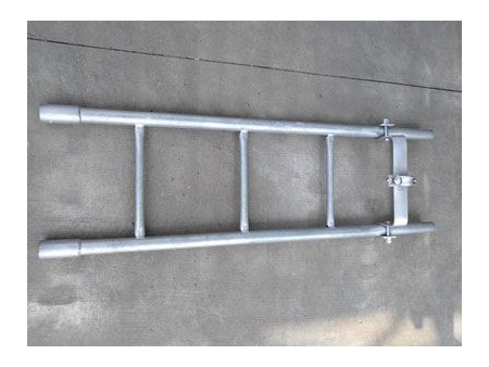 Escalera y soporte de escalera para andamios