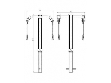 Entrenador para extensión de brazos de exterior